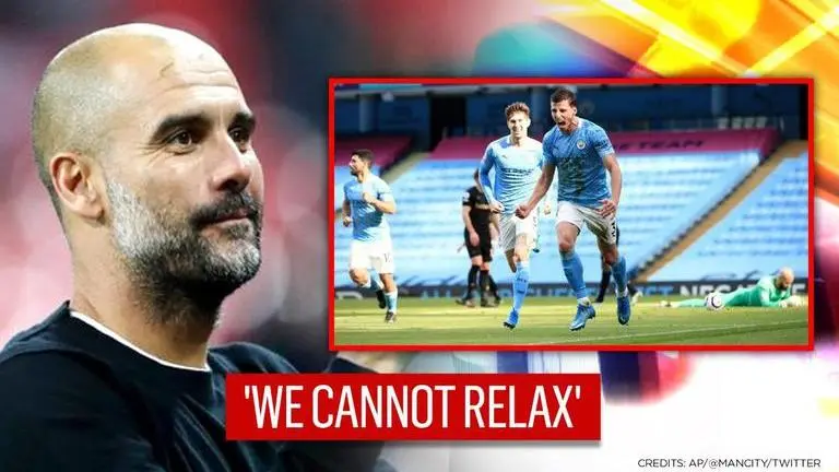 Pep Guardiola warns Premier League table-toppers Manchester City against complacency Pep Guardiola