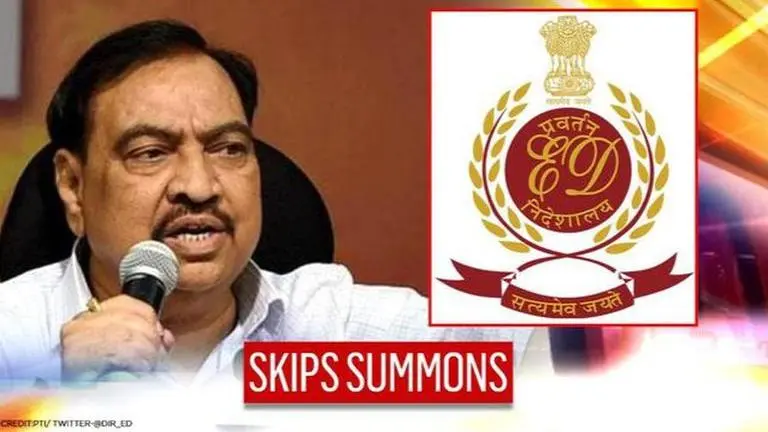 Eknath Khadse granted 14 more days to appear before ED after developing COVID-19 symptoms MIDC Land Scam