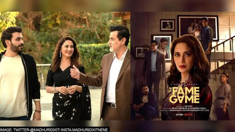 The Fame Game: Madhuri Dixit introduces cast of OTT debut series, shares stills from drama The Fame Game, Madhuri Dixit, Sanjay Kapoor, Manav Kaul, The Fame Game release date