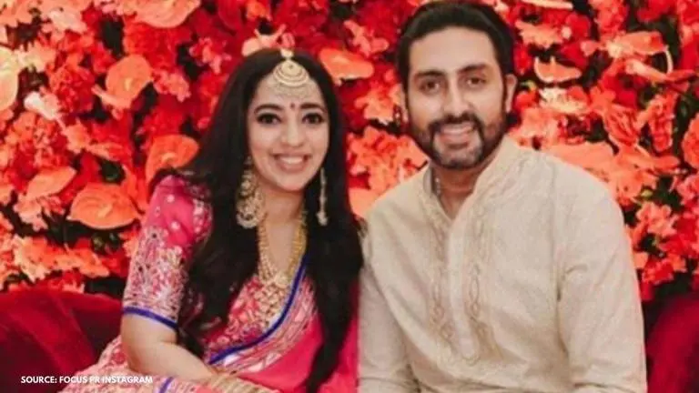 Post recovery, Abhishek Bachchan attends Nidhi Dutta's engagement ceremony; See pics Abhishek Bachchan