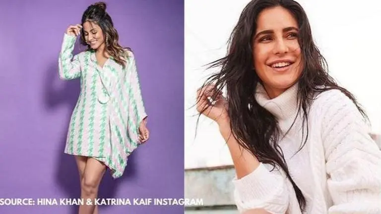 Hina Khan and Katrina Kaif look breathtaking in cocktail dresses; see pics hina khan