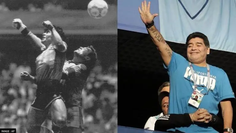 Diego Maradona's ‘Hand of God’ World Cup ball gets sold, here's the amount it fetched Diego Maradona, hand of god ball auction, h1986 world cup