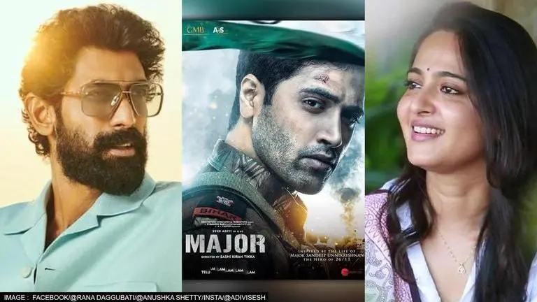 major, Rana Daggubati, Anushka Shetty