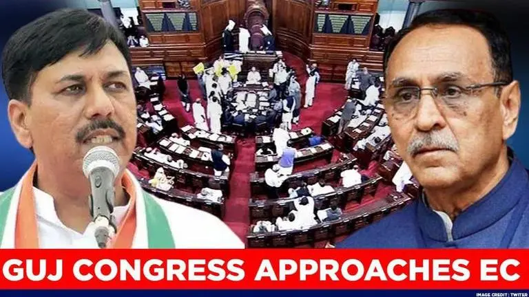 Gujarat Cong asks EC to 'stop BJP from misusing police to harass MLAs' before RS polls Congress