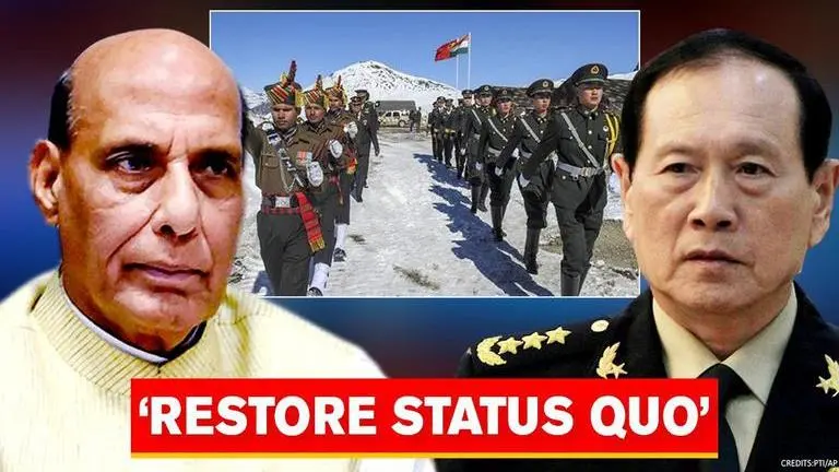 'Restore status quo at LAC': Rajnath Singh tells China at SCO meet in Moscow Rajnath Singh