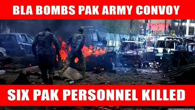 BLA bombs Pakistani Army convoy in retaliation to ISI killings of Baloch leaders Baloch
