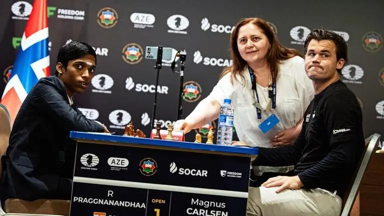 'You are already a champ': Praggnanandhaa holds world no.1 Magnus Carlsen to another draw