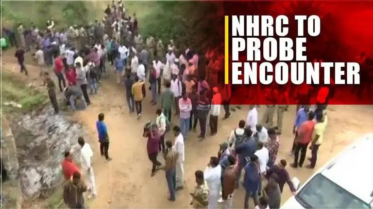 NHRC sends a team to Telangana for Hyderabad encounter investigation NHRC