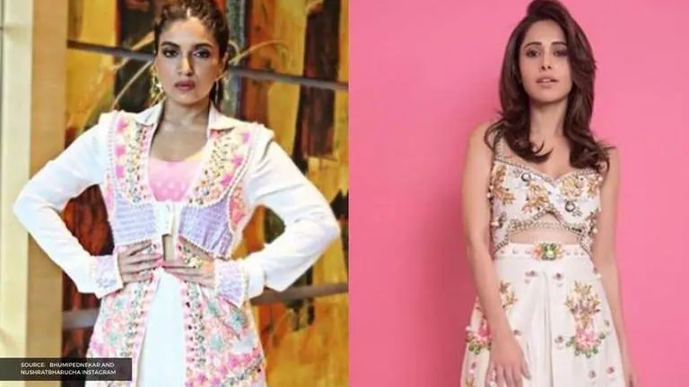 Bhumi Pednekar & Nushrat Bharucha show how to slay the Indo-Western look Bhumi Pednekar