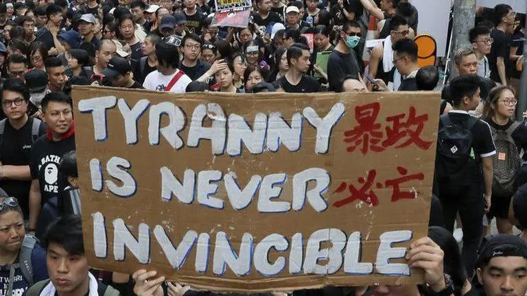 Hong Kong court throws out case against seven pro-democracy protesters