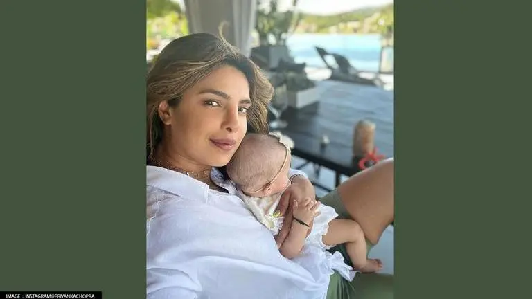 Priyanka Chopra cuddles & enjoys weekend with daughter Malti in new unseen pic Priyanka Chopra