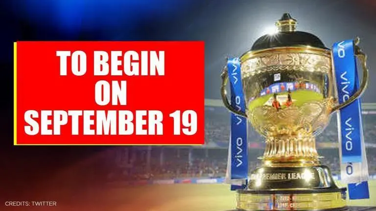 IPL to begin on Sept 19 in UAE, players to travel 25 days prior for quarantine IPL