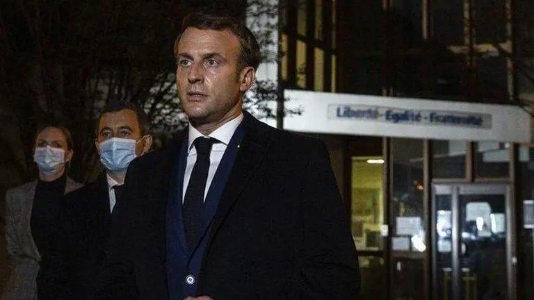 Macron portrayed as devil on billboard in Tehran