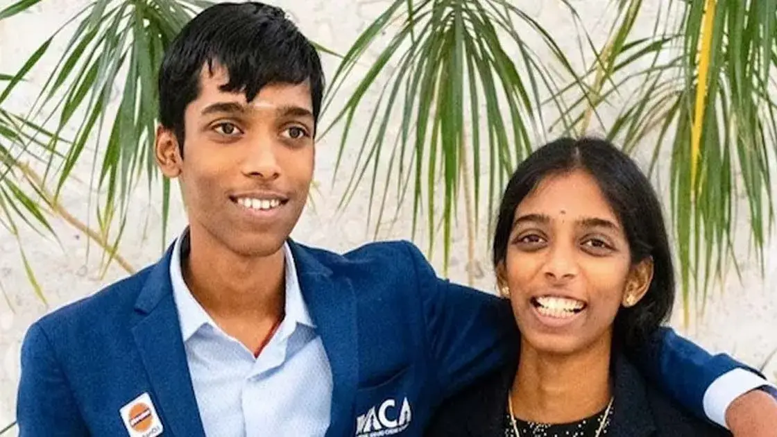 Vaishali Rameshbabu: Indian chess siblings become first brother