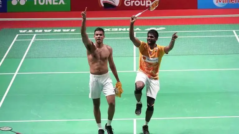Satwiksairaj makes world record, smashes fastest hit by male Badminton player in history Satwiksairaj Rankireddy, Chirag Shetty, Korea Open, Korea Open 2023
