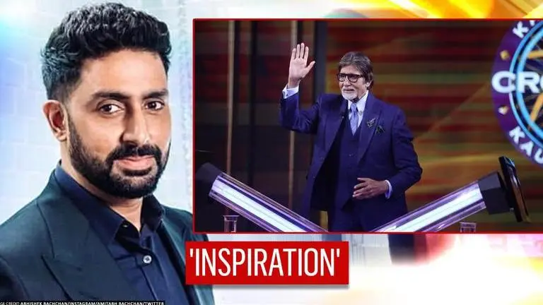 Abhishek Bachchan highlights Big B's work life motto, hails him as 'inspiration' Abhishek Bachchan