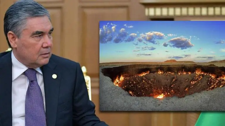 Turkmenistan President plans to extinguish decades-old fire in 'Gateway of Hell' Turkmenistan