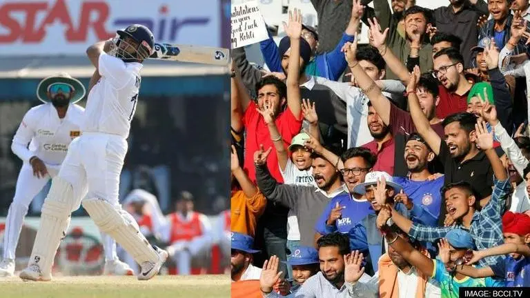 Rishabh Pant receives standing ovation from Mohali crowd after stupendous innings; WATCH Rishabh Pant