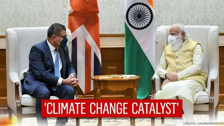 COP26 President-Designate meets PM; 'Action From India Will Be Catalyst For Change' COP26 President-Designate Says, 'Powerful Action From India Will Be A Catalyst For Change'