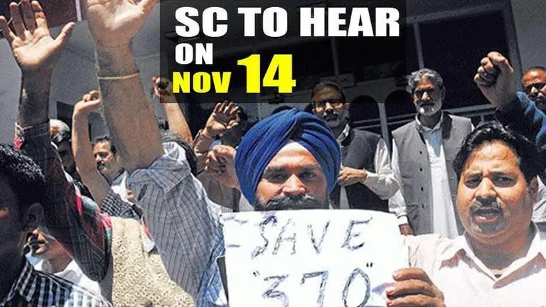SC fixes November 14 for hearing on validity of order on Article 370 SC