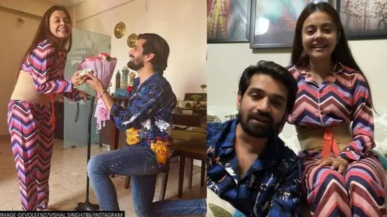 Devoleena Bhattacharjee gives clarification on engagement post with Vishal Singh; Watch Devoleena Bhattacharjee