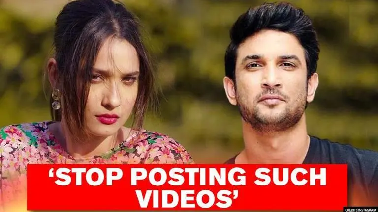 Ankita Lokhande asks Sushant's fan to 'take down' disturbing video, makes an appeal Ankita Lokhande