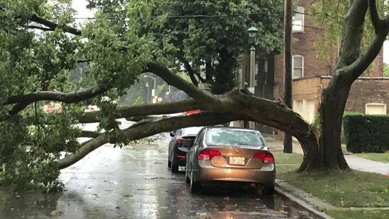 Destructive midwest storm strikes Chicago