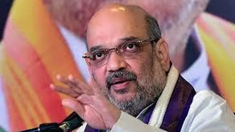 Amit Shah blames congress for poverty, illiteracy among tribals Amit Shah