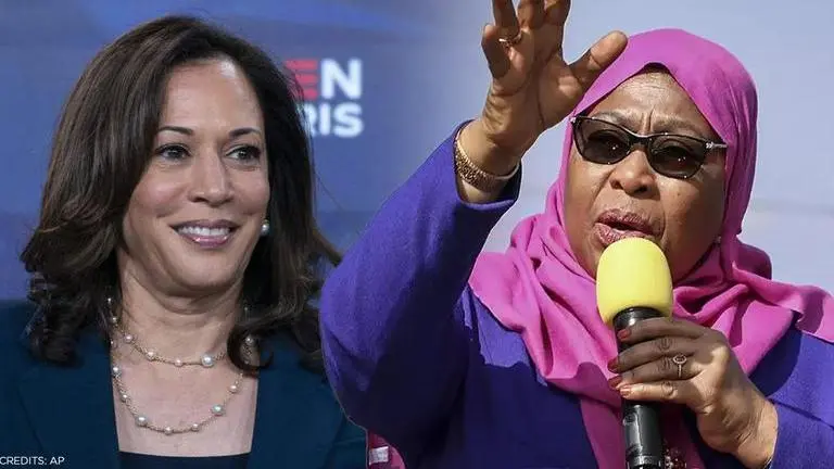 Kamala Harris' message to Tanzania's first female president Samia Suluhu Hassan Kamala Harris