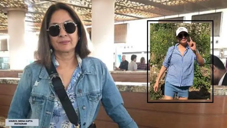 Neena Gupta shares her 'jugaad' of cropping a pair of jeans to beat the heat; Watch Neena Gupta