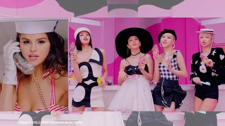 Selena Gomez & BLACKPINK nail the 'Ice Cream' challenge with their whimsical moves; Watch Selena Gomez