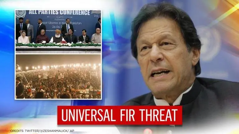 'Kursi wala to sound wala...': Pakistan PM Imran warns he'll book Lahore Rally Organisers Pakistan