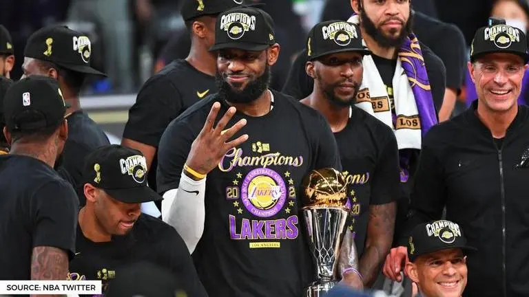 LeBron James becomes first player to win NBA Finals MVP with three different teams lebron james