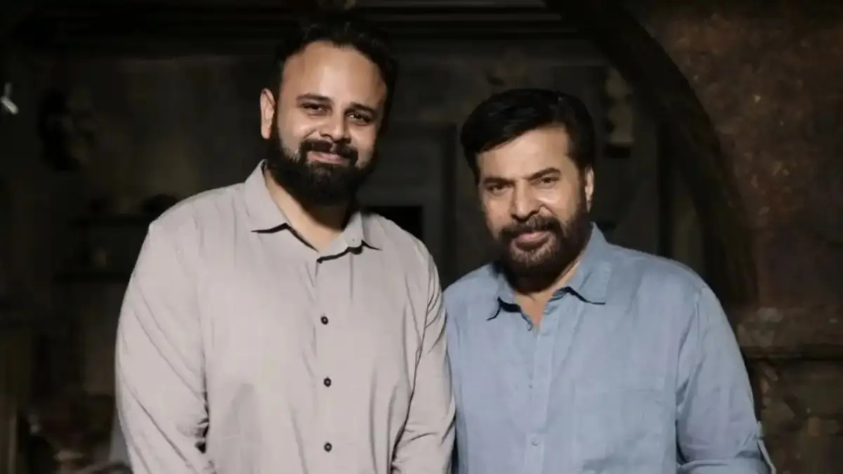 Rahul Sadasivan with Mammootty