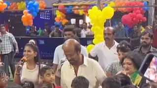 Rajinikanth Celebrates Grandson Ved's Birthday In Viral Video | Watch Rajinikanth