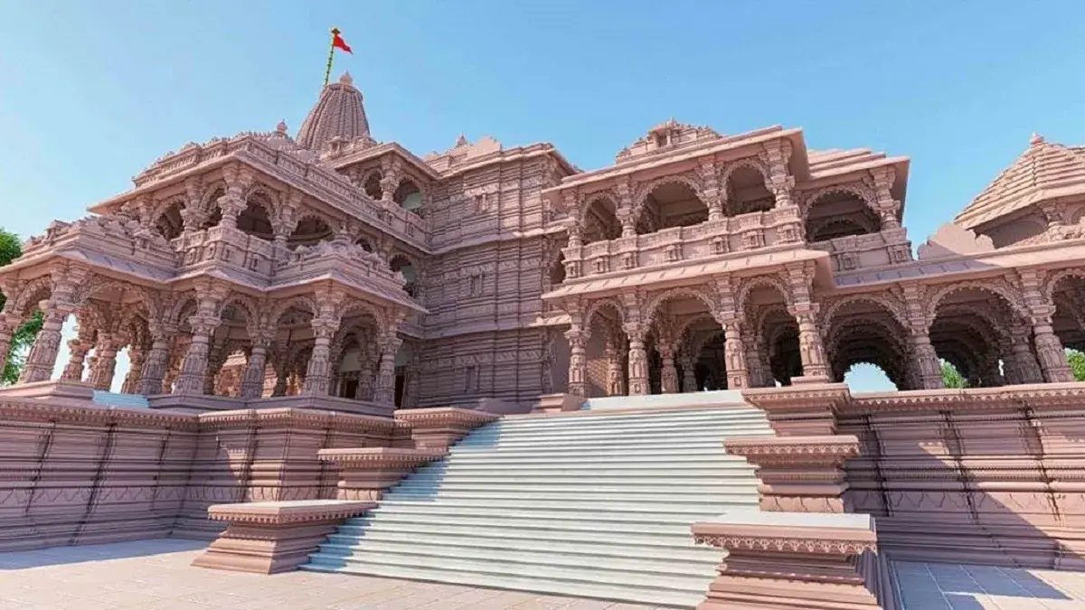 The Ram Mandir in Ayodhya.