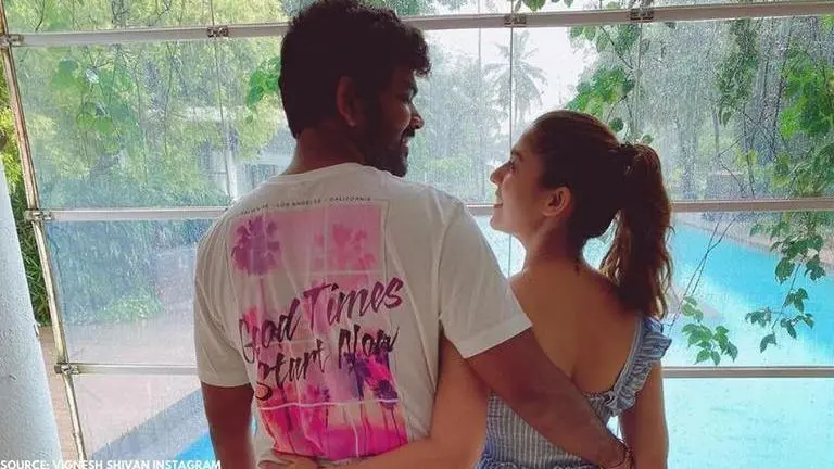 Nayanthara and Vignesh Shivan return to Chennai after vacationing in Goa; see pictures Nayanthara