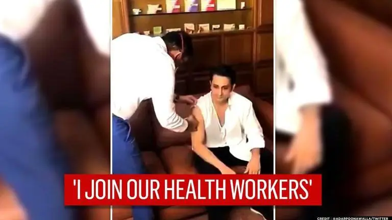 SII CEO Adar Poonawalla takes shot of COVISHIELD vaccine, says 'to endorse its safety' Covid-19 vaccine