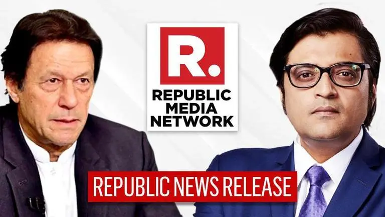 Republic News Release: Arnab Goswami responds to Pakistan PM Imran Khan's statement on him Republic