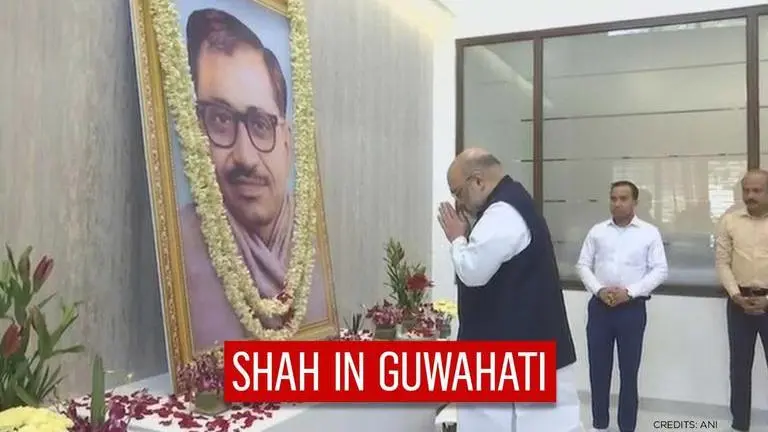 Ahead of polls, Amit Shah reaches Guwahati; 'Poribortan Yatra' in WB's Cooch Behar next Assam assembly polls