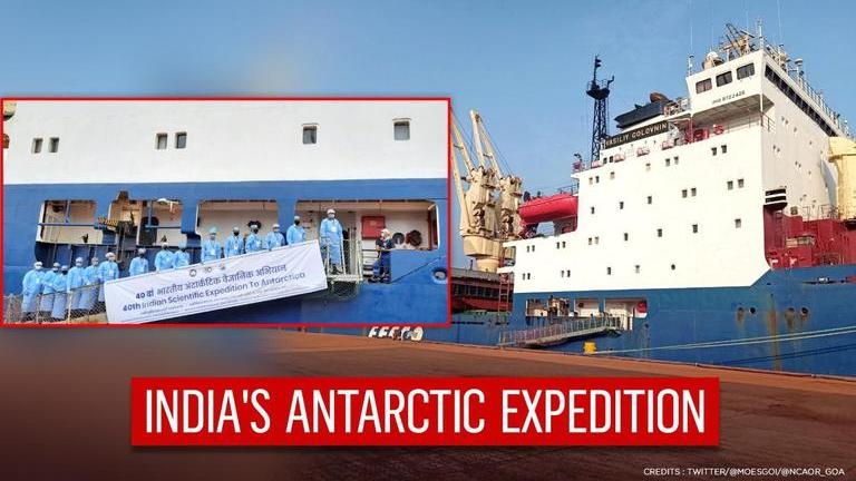 43 Indians Embark On Nation's 40th Scientific Expedition To Antarctica ...