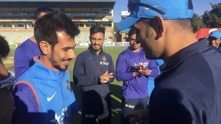 Yuzvendra Chahal marks his India debut, reminisces about receiving cap from Dhoni Yuzvendra Chahal