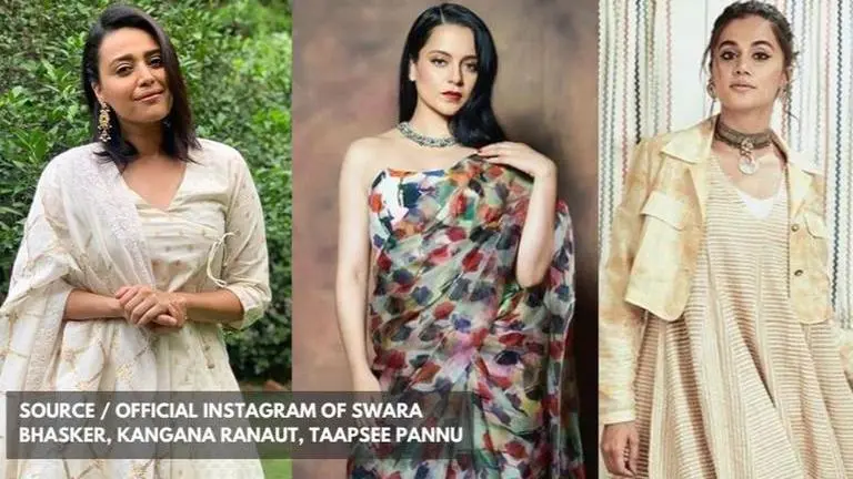 Kangana Ranaut & Taapsee Pannu-Swara in Twitter war after 'B-grade' question taken as dig Kangana Ranaut