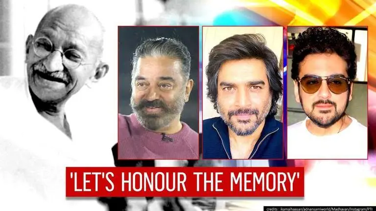 On Mahatma Gandhi's death anniversary, Kamal Haasan, Madhavan, Adnan Sami pay tributes On Mahatma Gandhi's death anniversary, Kamal Haasan, Madhavan, Adnan Sami pay tributes
