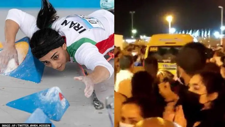 Iranian athlete Elnaz Rekabi returns to Tehran, reveals reason for not wearing a hijab Iran