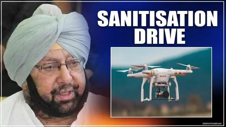 COVID-19: Punjab Govt launches sanitisation drive through drones COVID-19