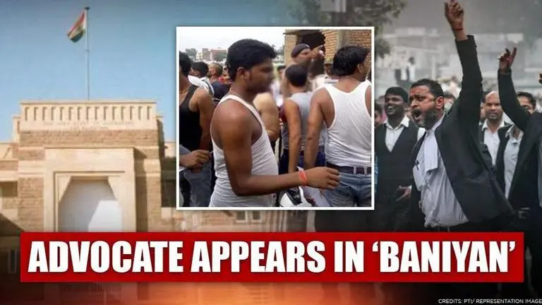 Rajasthan High Court adjourns matter after lawyer appears in 'Baniyan' for videoconference High Court