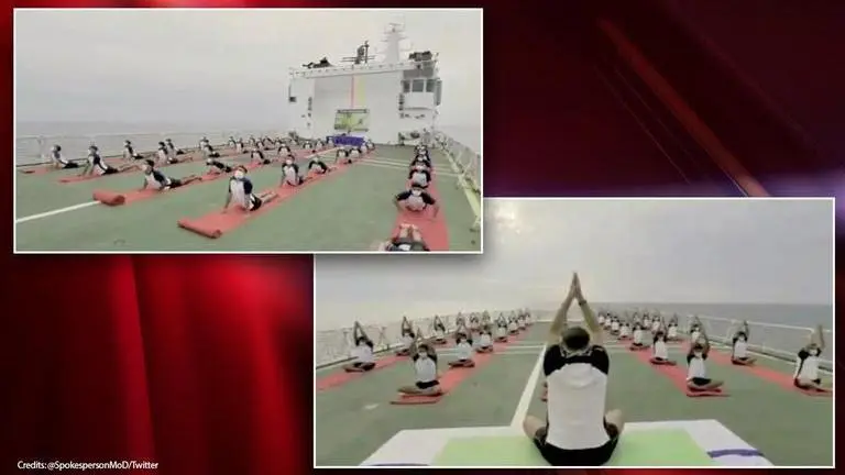 India Coast Guard celebrates International Yoga Day 2020 while adhering to safety norms India Coast Guard