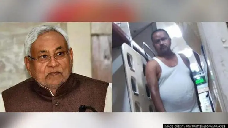Bihar CM says probe on after JDU MLA spotted unclothed on train Bihar CM, JDU MLA