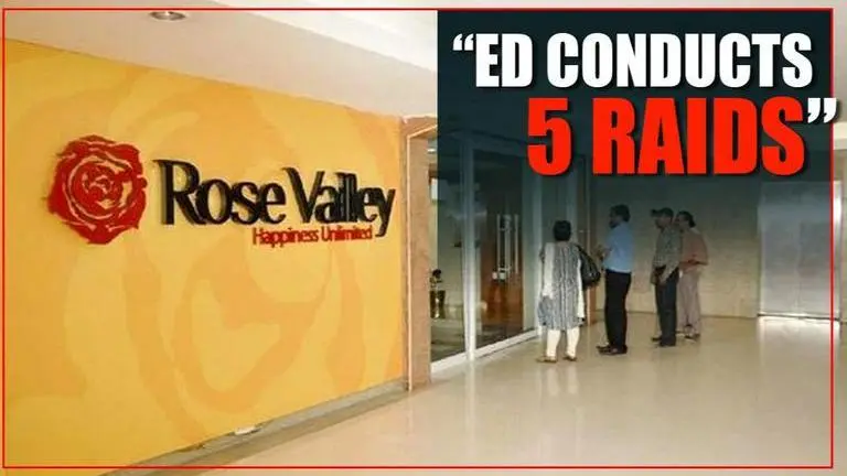 Rose Valley Scam: ED raids five locations in Kolkata Rose Valley